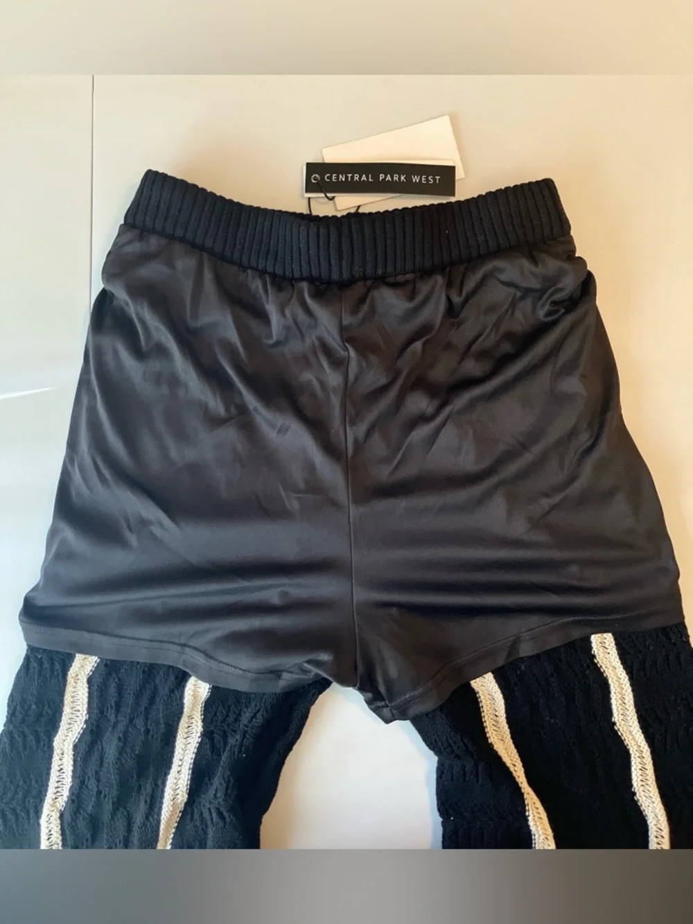 Central Park West High-Rise Wide-Leg Crochet-Knit Pants Novelty Stitch Small NWT - Picture 13 of 15